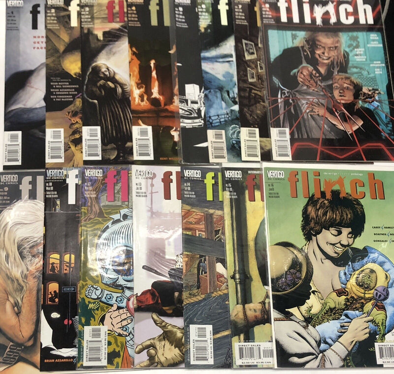 Flinch (1999) Set Issues # 1-16 • Missing Issue # 11 • DC Vertigo Comics •Horror