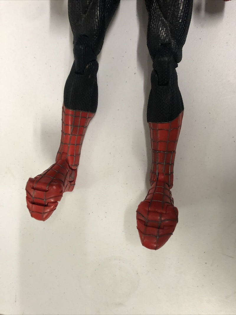 Spider-Man (2002) Marvel Legends • Super Poseable Spider Sense • Red & Black