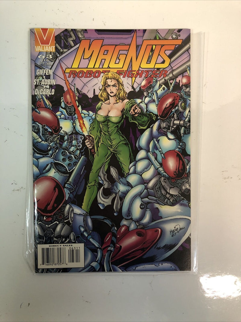 Magnus Robot Fighter (1990) Set # 1-64 & YearBook #1 (VF/NM) Missing #44•Valiant