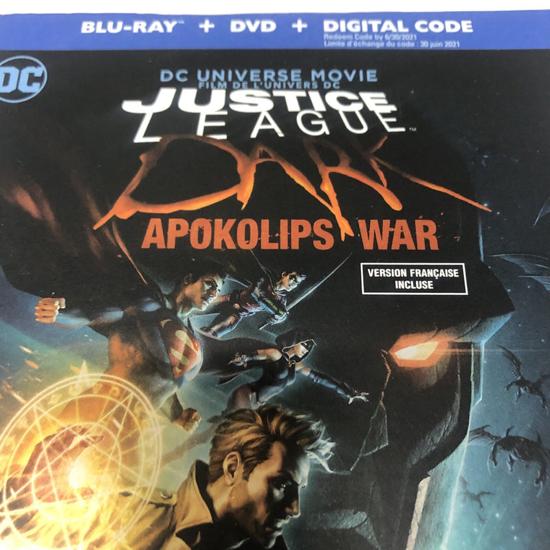 New- Justice League Dark : Apokolips War (2021) Blu-ray/DVD/Digital • Canadian