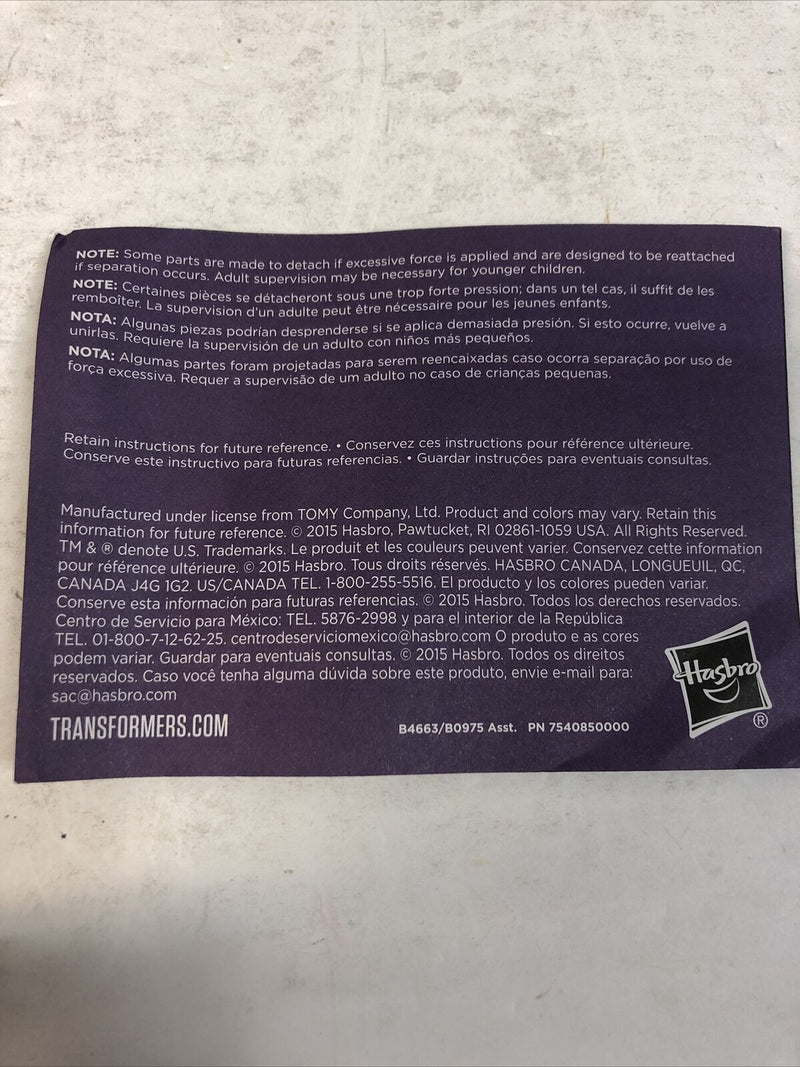 Transformers generations Onslaught Combiner Wars 2015 Complete Mint w/instruct