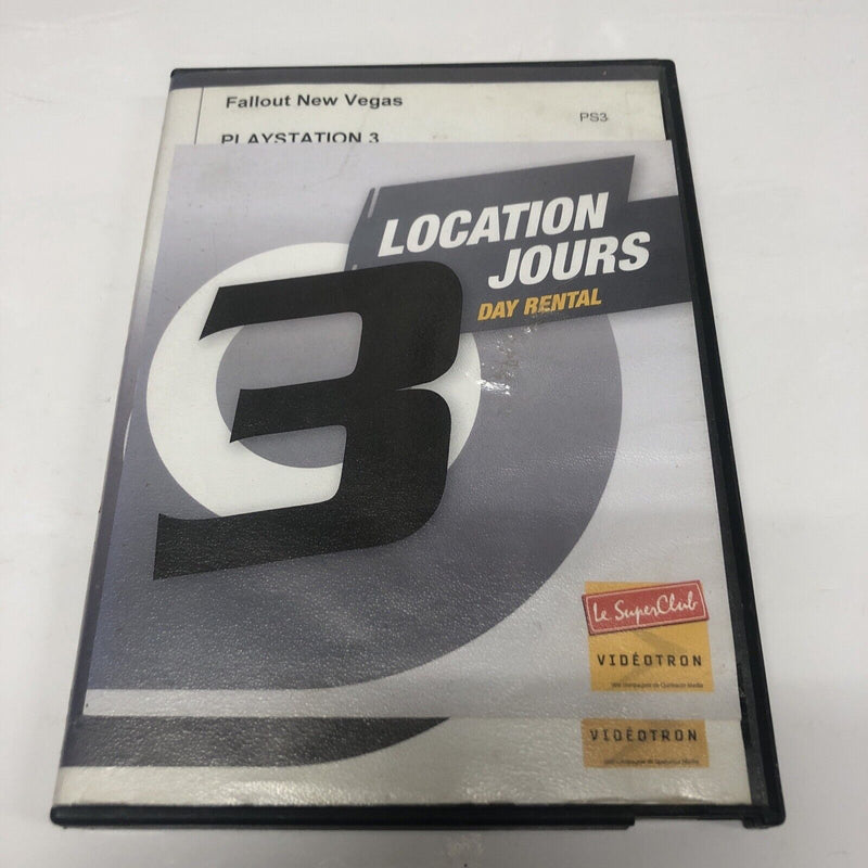 Location Jours • Day Rental (2010) • Vidéotron • Ps3 • Fallout New Vegas