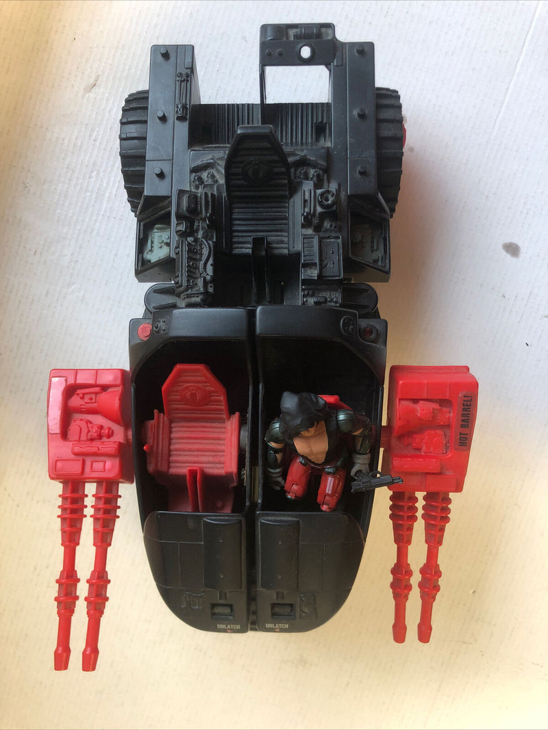 G.I. Joe Cobra Stun Vehicle 1986 ARAH Hasbro Vintage Army Tank Incomplete