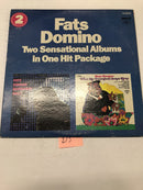 Fats Domino Two Sensational Albums In One Package Double Vinyl LP Album