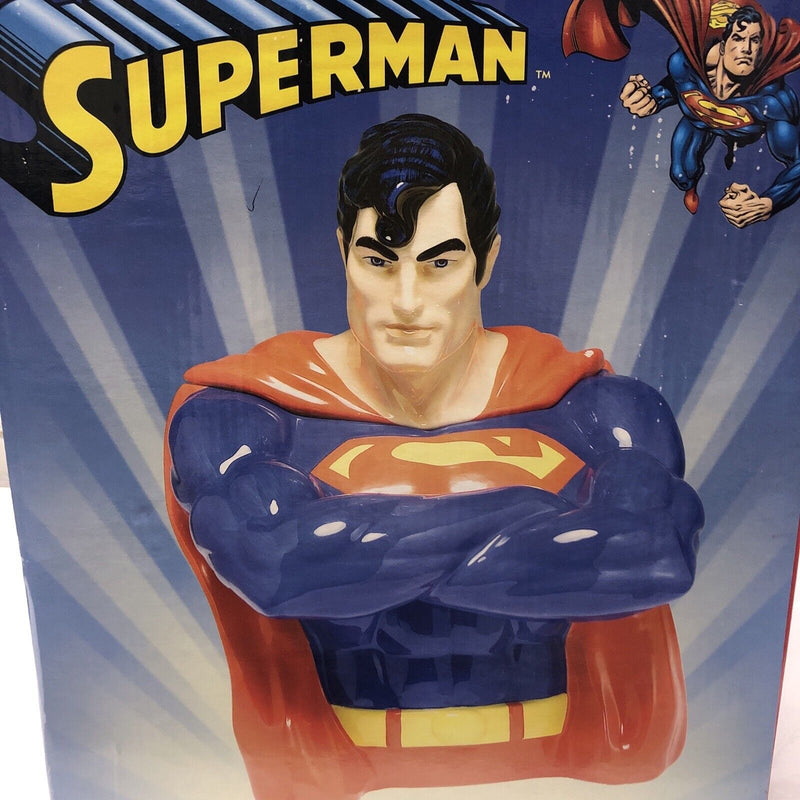 Superman Ceramic Cookie Jar • Limited Edition • Dc Comics • Warner Bros