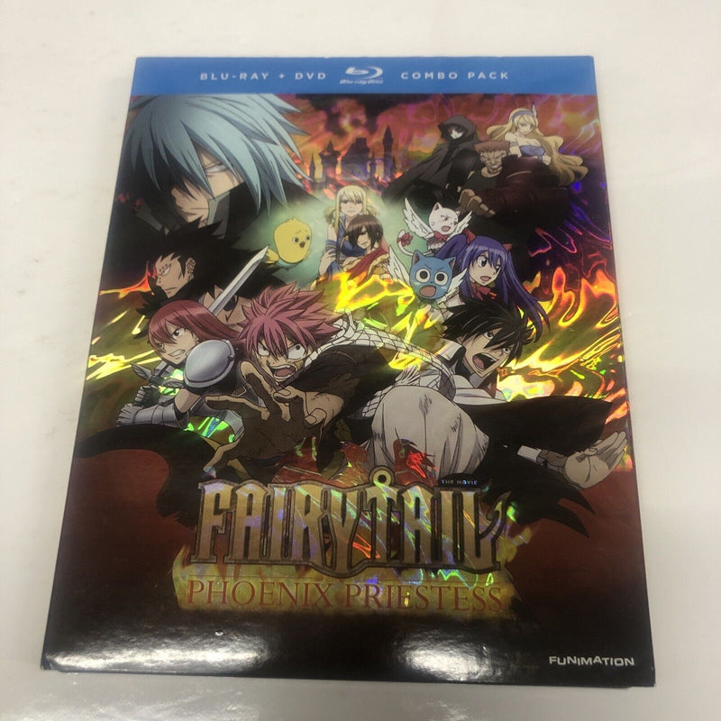 Fairytail -Phoenix Priestess Funimation (2013) anime • combo DVD and Blu-Ray