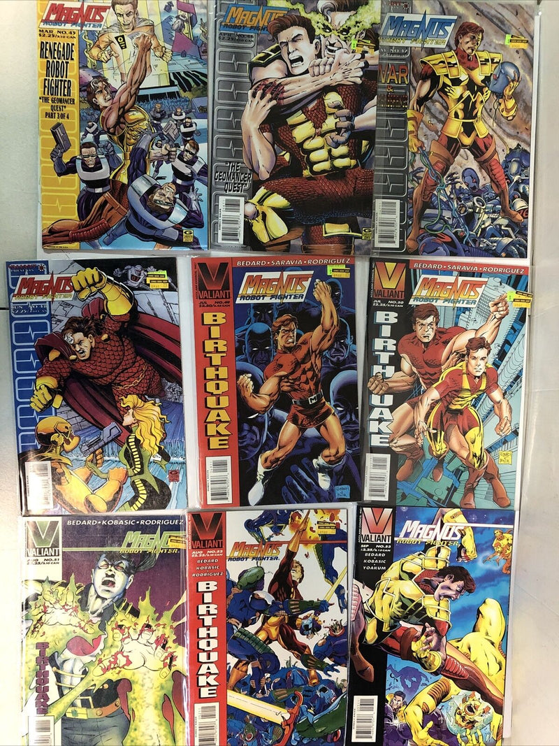 Magnus Robot Fighter (1990) Set # 1-64 & YearBook #1 (VF/NM) Missing #44•Valiant