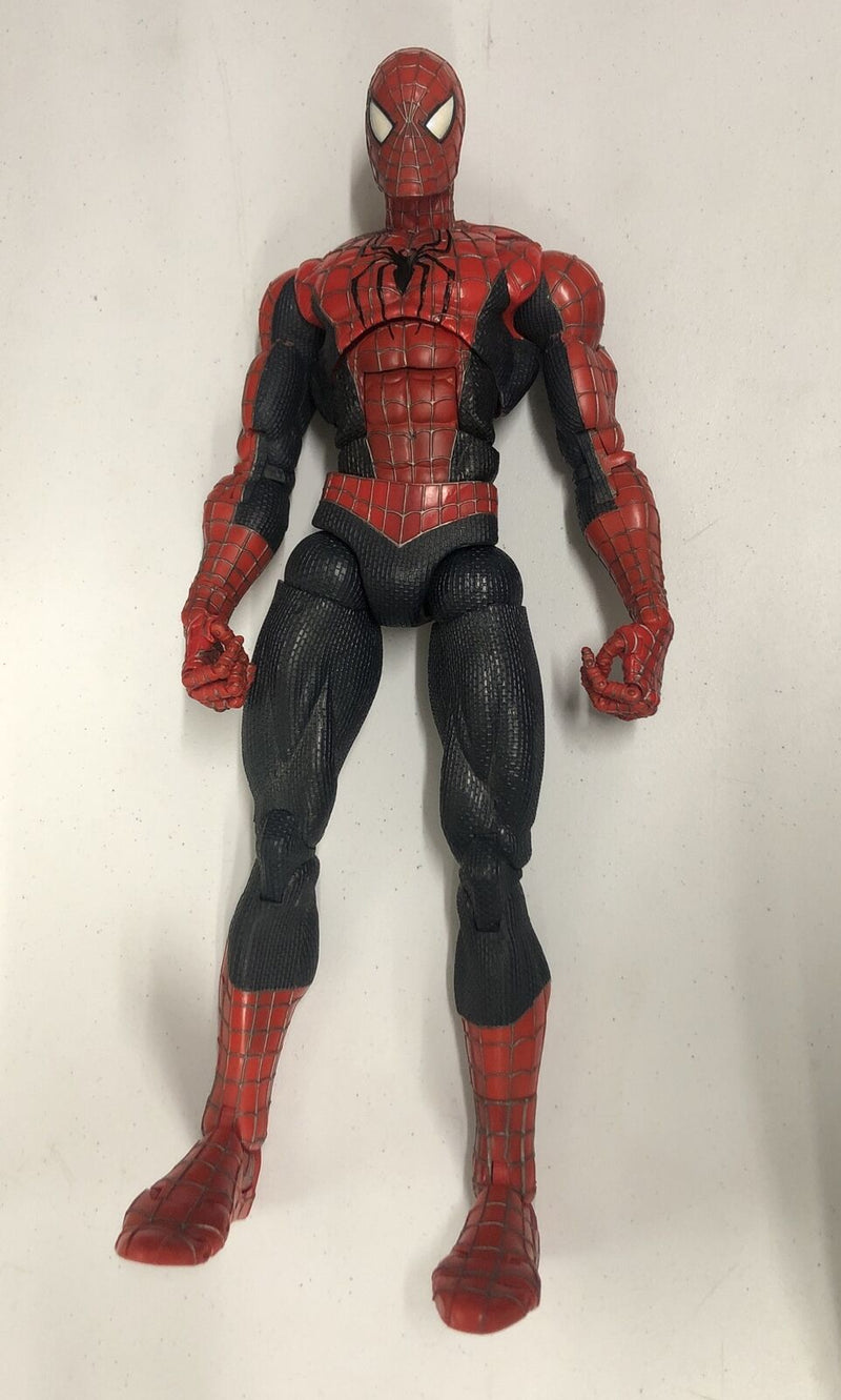 Spider-Man (2002) Marvel Legends • Super Poseable Spider Sense • Red & Black