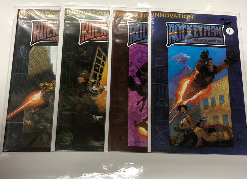 Rocketman (1991) # 1-2-3-4 Set # 1-4 King Of The Rocket Men (FN/VF) • Innovation