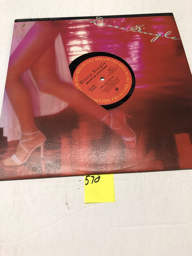 Martin Stevens Love Is In The Air  Vinyl Single
