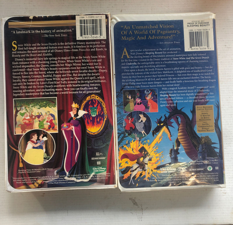 Snow White And The Seven Dwarfs (VHS)