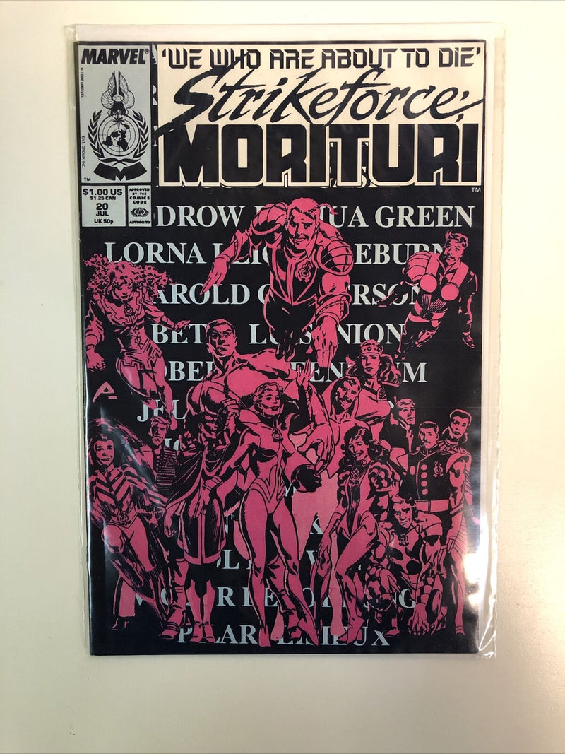 Strikeforce: Morituri (1986) Complete Consequential Set