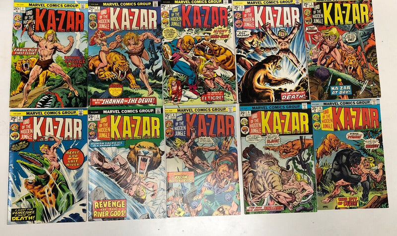 KA-ZAR (1973) Set Issue