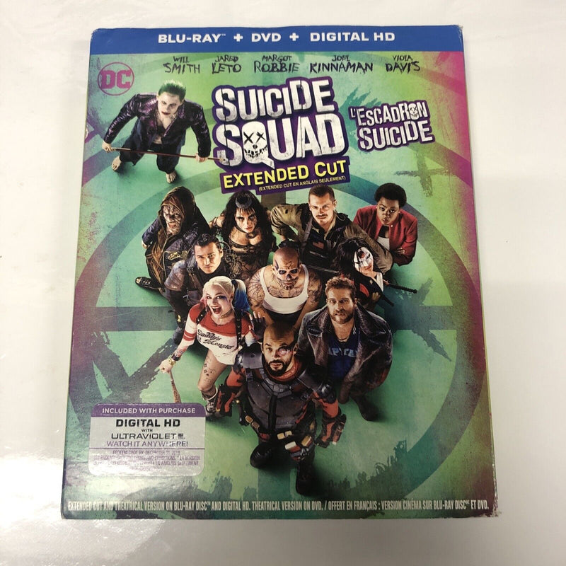 Suicide Squad (2019) Blu-ray/DVD • 2-Disc Set • Canadian • DC Universe