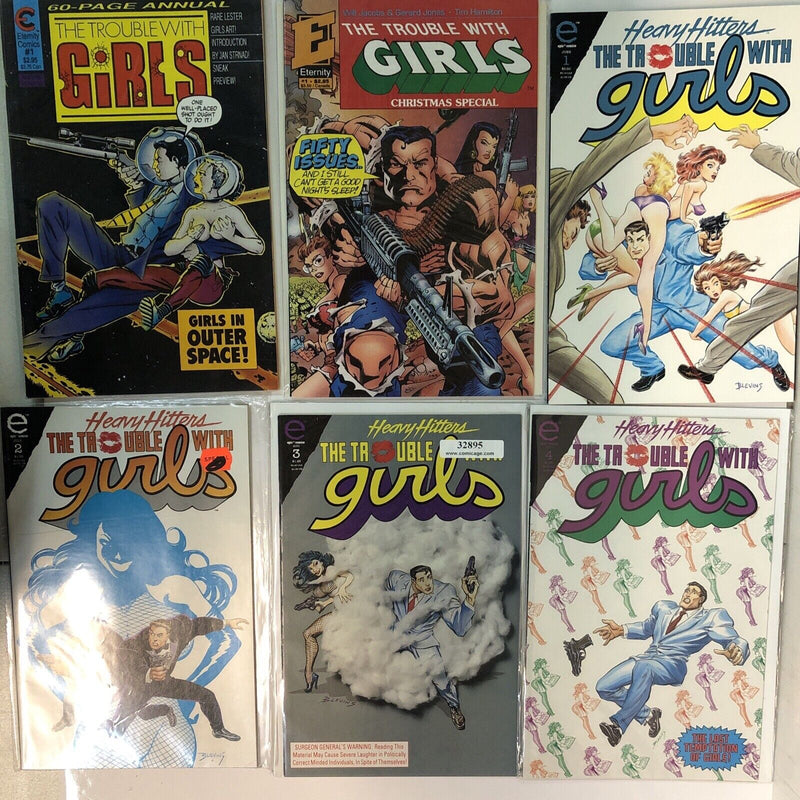 The Trouble With Girls (1987) Entire Series Total Of 43 Books (VF/NM) Malibu