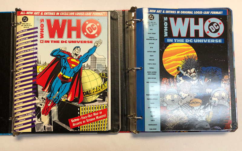 Dc Who’s Who In the Universe 2 Binders Vol. 1 - 16 (1990- 1992) Softcover (NM)