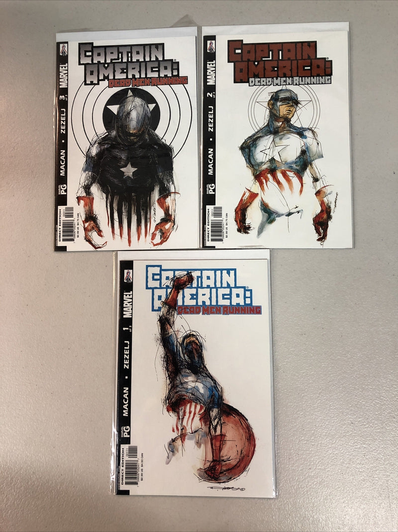 Captain America Dead Man Running (2002)