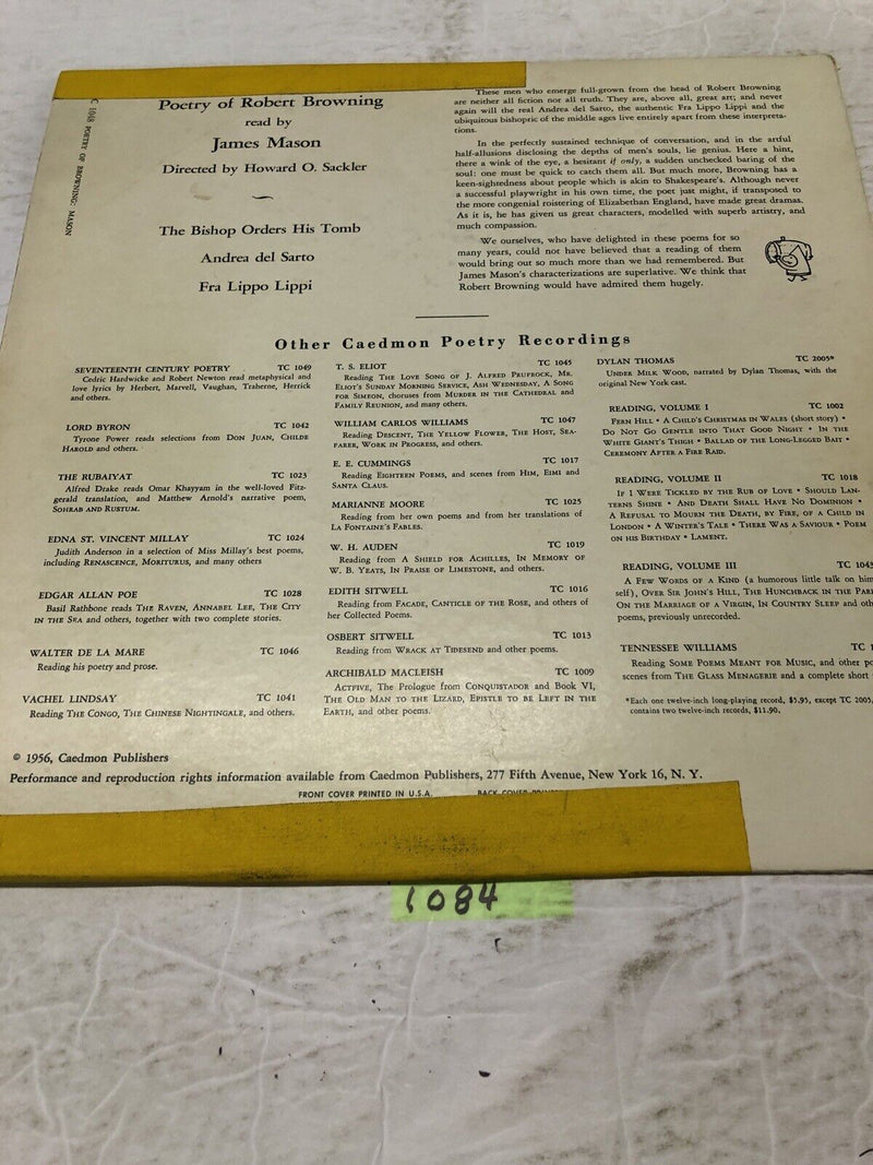 James Mason Poetry Of Drowning Vinyl  LP Album
