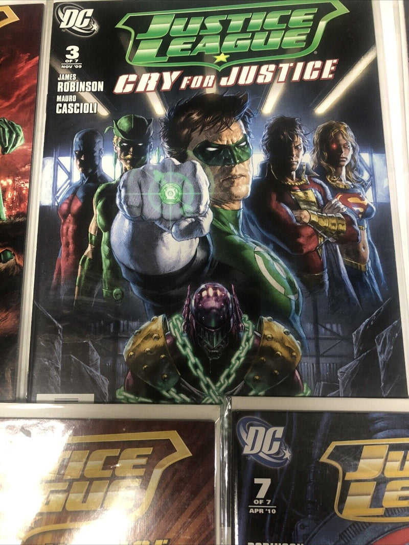 Justice League Cry For Justice (2009) Set Issue