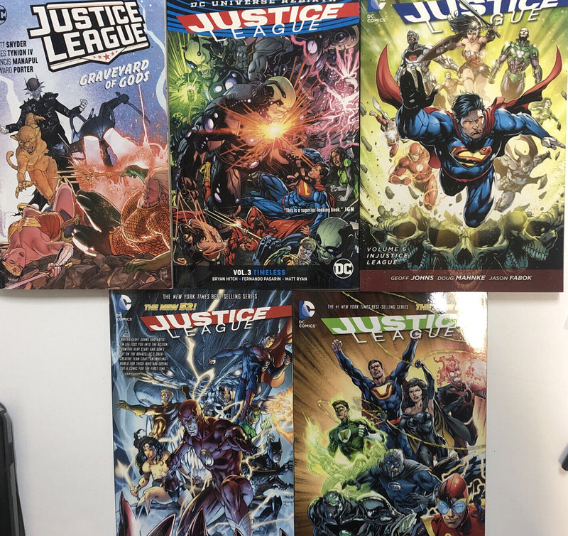 Justice League Vol.2-3-5-6+ Graveyard Of Gods DC Comics TPB SC