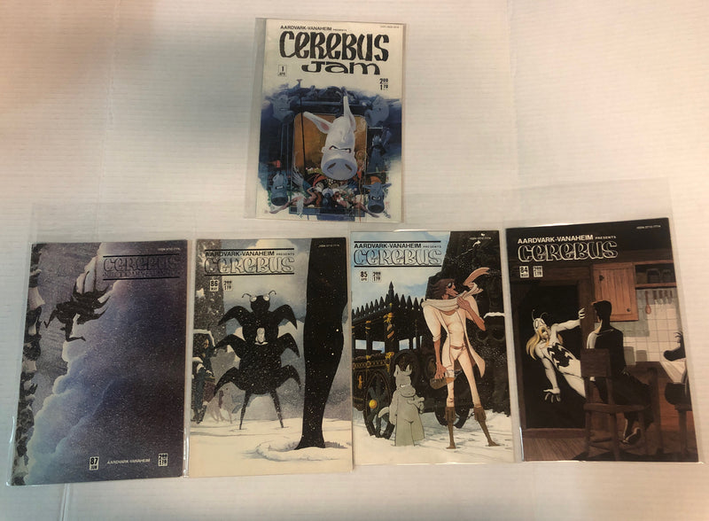 Cerebus Aardvark Vanaheim (1983)# 52-87(F-VF)  Set + Cerebus Jam # 1