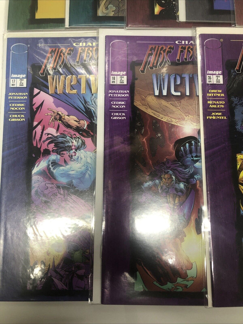 Fire From Heaven (1996) Lot Of 10 Comics (10,11,16,17,19,20,27,28,35,36) Image