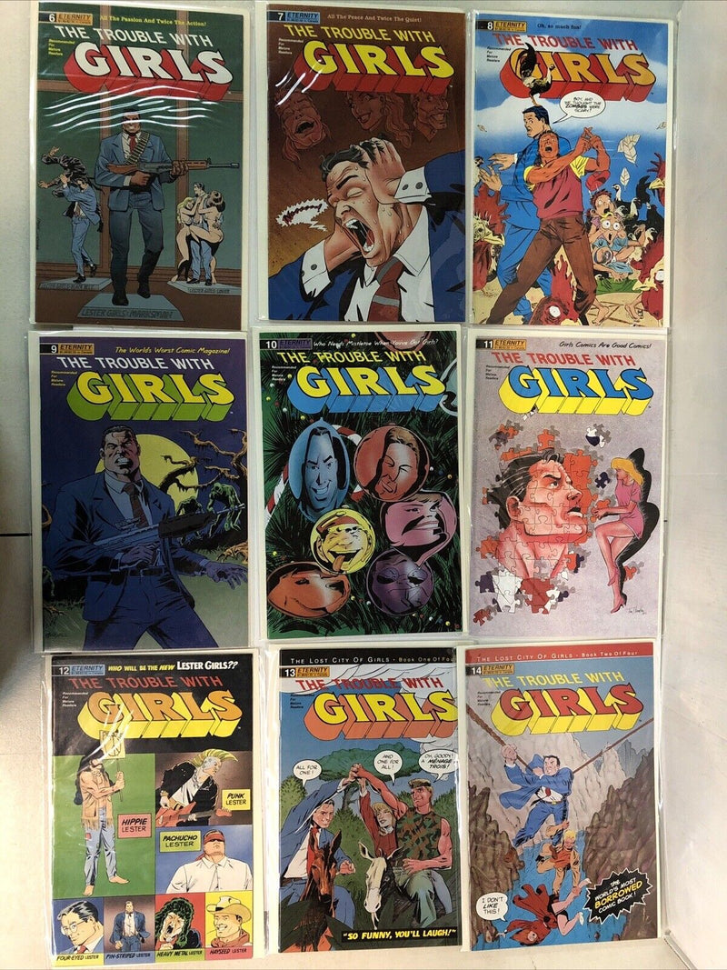 The Trouble With Girls (1987) Entire Series Total Of 43 Books (VF/NM) Malibu