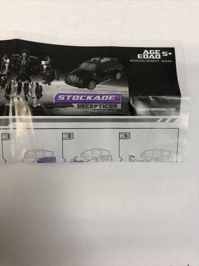 Transformers Movie Deluxe Class Stockade (2009) Complete Mint w/instructions