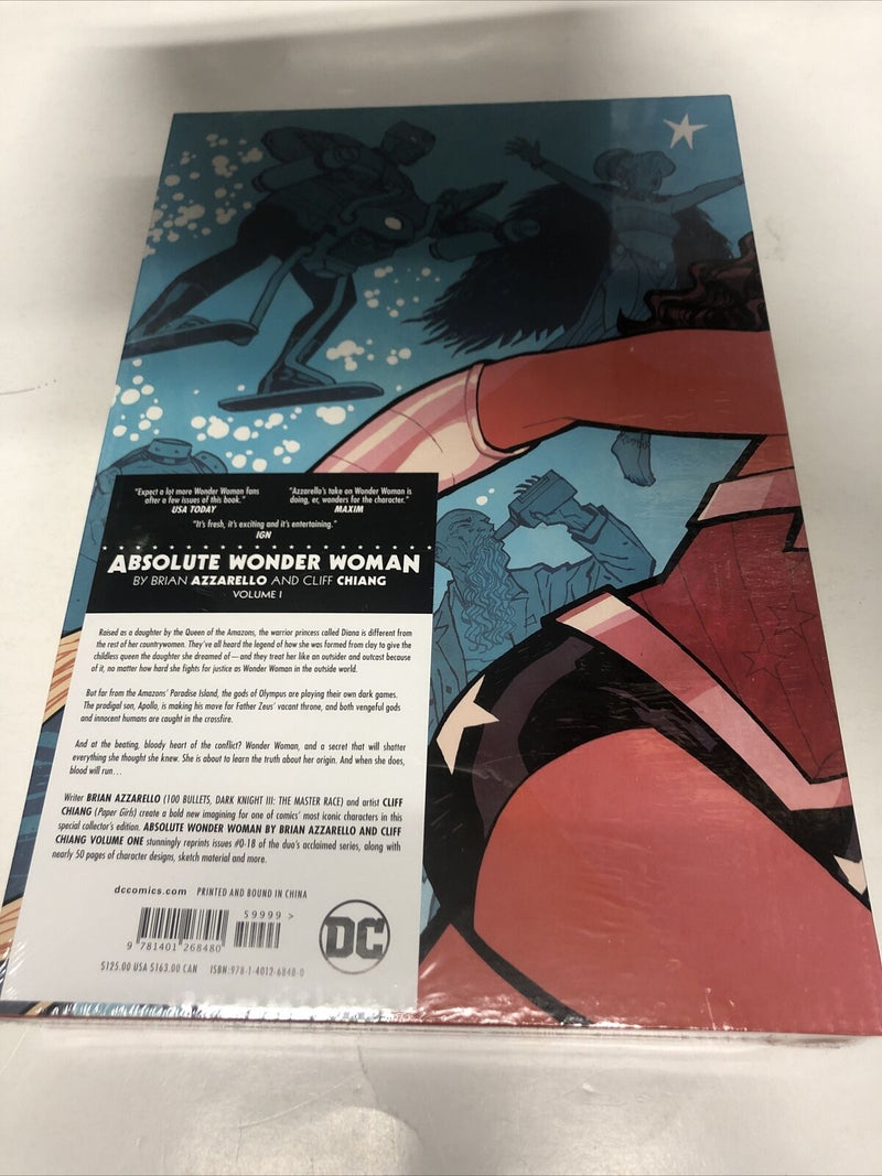 Absolute Wonder Woman by Azzarello & Chiang Vol.1 (2017) DC Comic| HC New Sealed