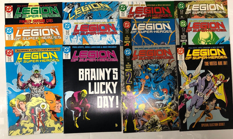 Legion Of The Super Heroes (1984) Set # 1-64 + 2 Sets Of Annuals #1-4 • # 1-4 •