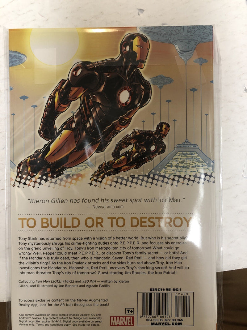 Iron Man Iron Metropolitan Vol.4 (2014) Marvel TPB HC Gillen
