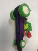 Fisher Price Batman DC Comics Joker Funny Car Dragster Green Purple No Box
