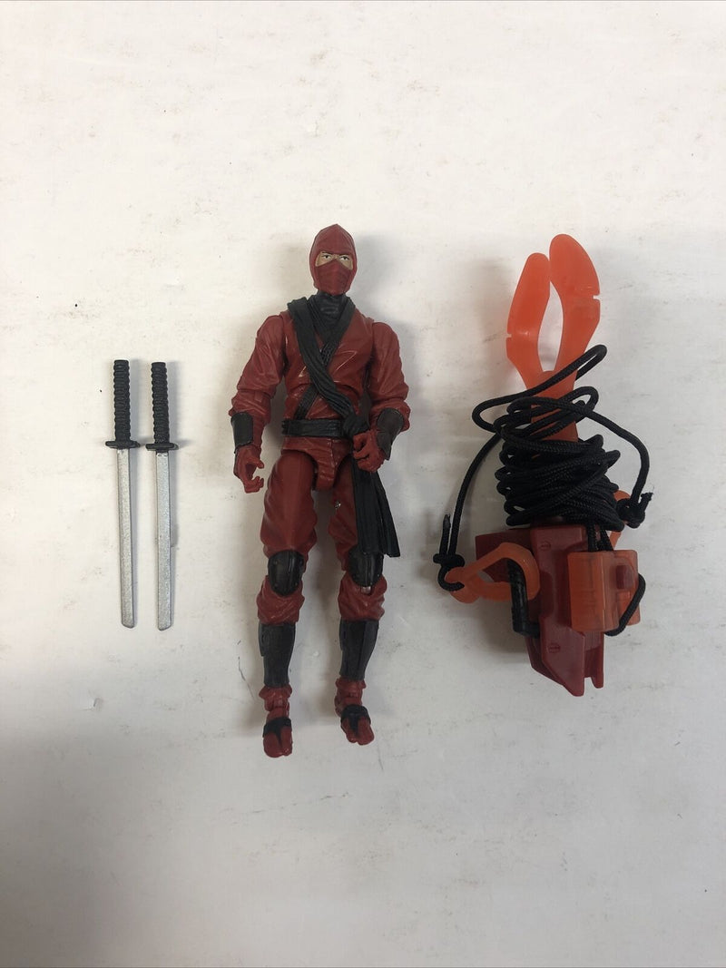 GI JOE Retaliation 3.75" RED NINJA V4 Hasbro 2012 Complete Mint