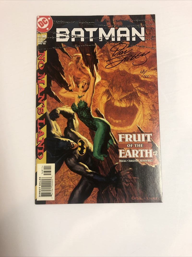 Batman Fruit Of The Earth Collection Signed By Dan Jurgens & Greg Rucka (NM)