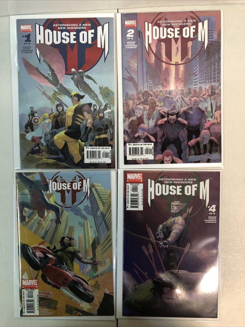 Astonishing X-Men New Avengers House Of M (2004) Complete Set