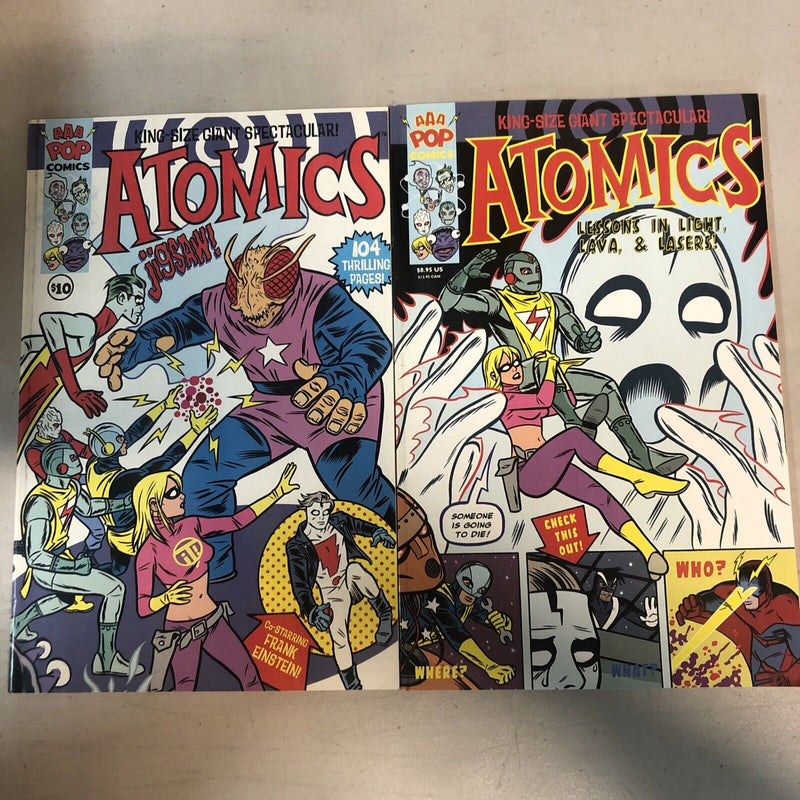 Atomics King-Size Giant Spectacular! (2000) Set Of 2 (VF/NM) AAA POP Comics