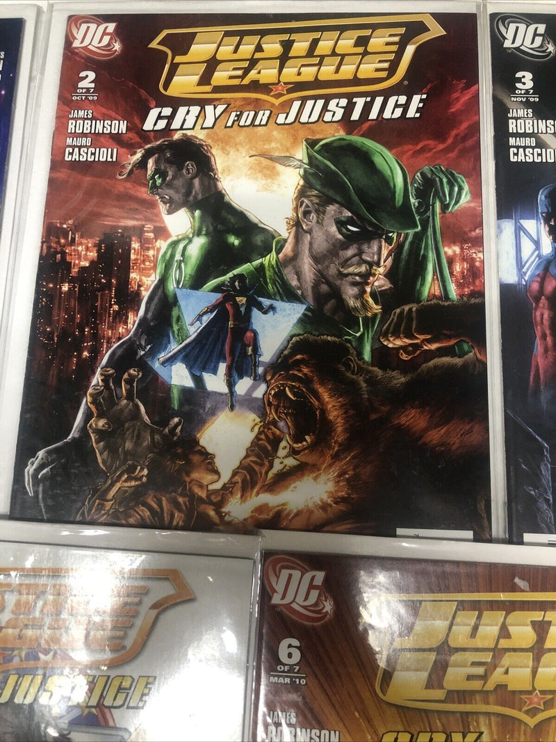 Justice League Cry For Justice (2009) Set Issue