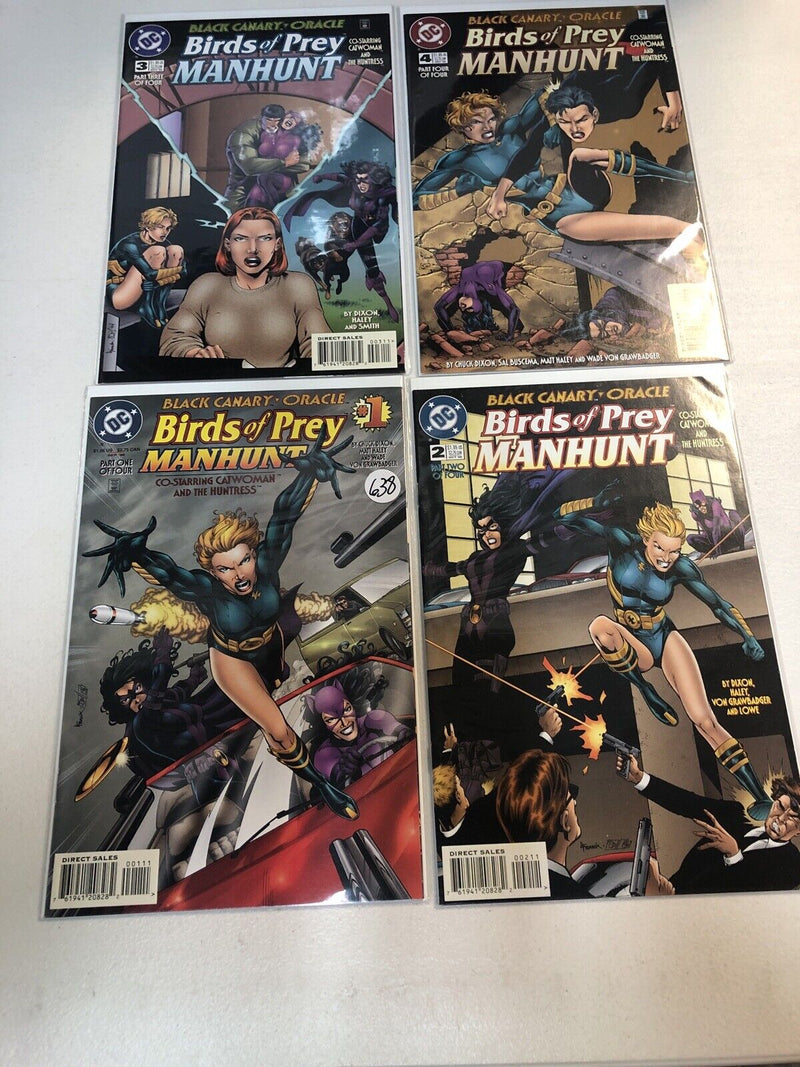 Birds Of Prey Manhunt (1996) 1 2 3 4 1-4 (VF/NM) Complete Set