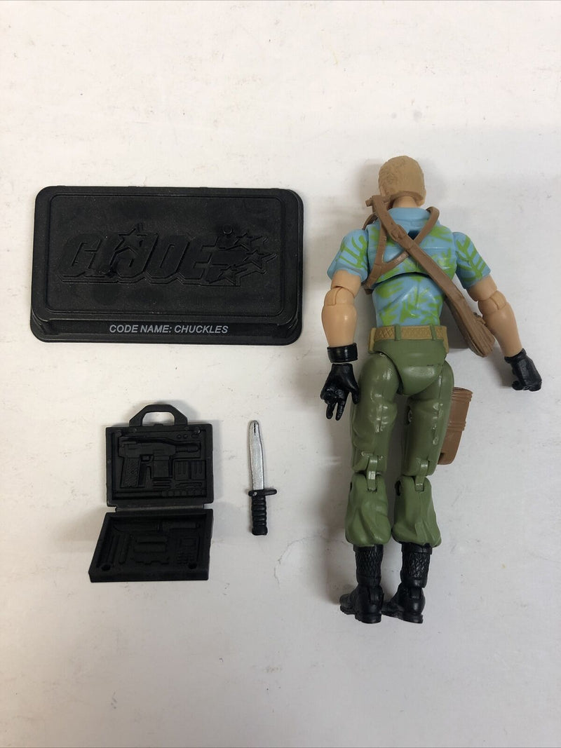 2009 GI Joe Assault On Cobra Island CHUCKLES v3 Complete Mint