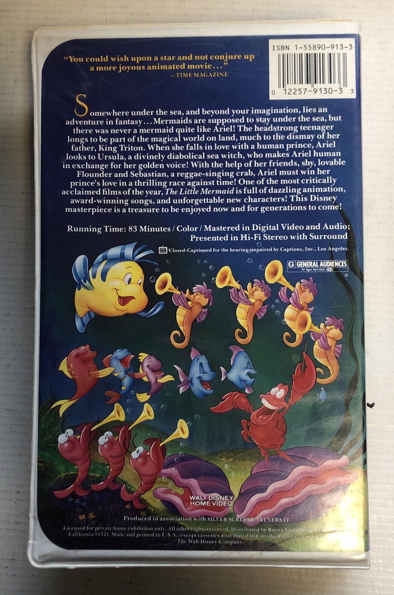 Disney The Little Mermaid Banned Cover (VHS)