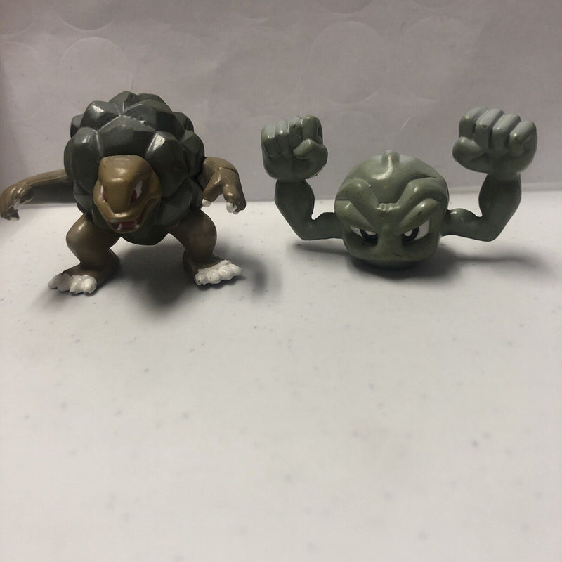 POKEMON TOMY GEODUDE CGTSJ + GOLEM FIGURE POCKET MONSTER