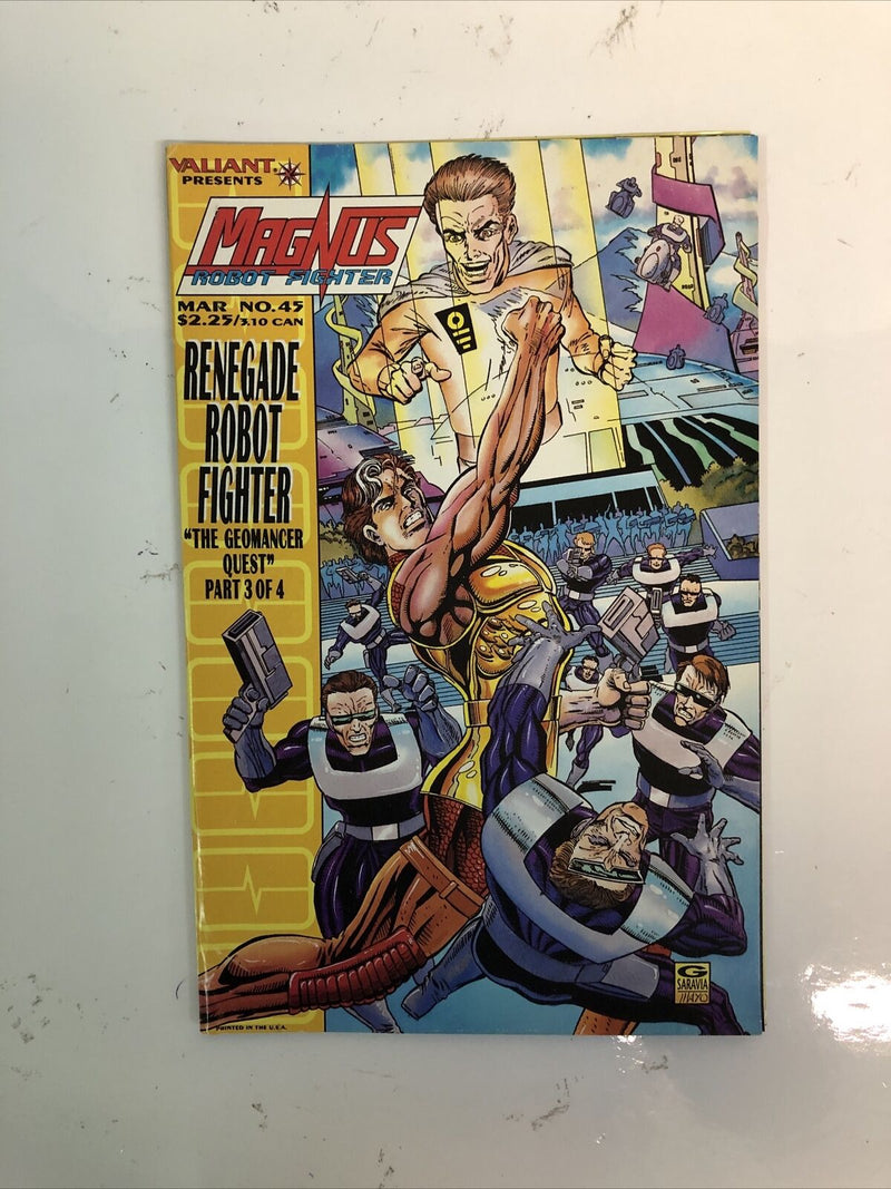 Magnus Robot Fighter (1990) Set # 1-64 & YearBook #1 (VF/NM) Missing #44•Valiant