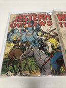 Western Thrillers # 3 Western Outlaws # 18 (1948) Set Golden Age • Bloody Man •
