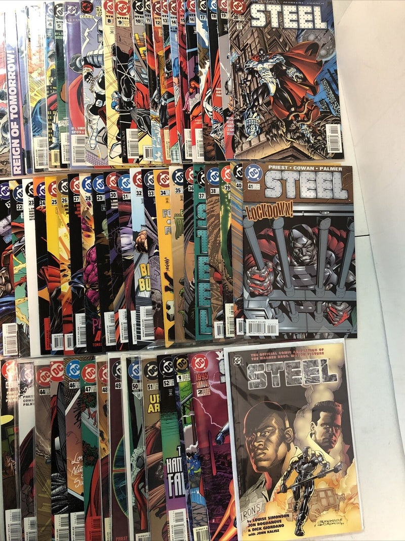 Steel (1994) # 1-52 & Annual # 1-2  & Special (VF/NM) Complete Set DC Comics