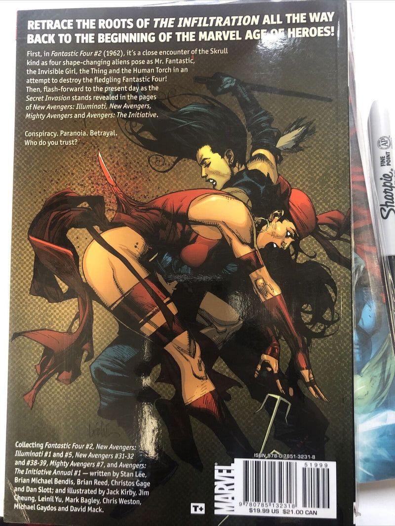 Secret Invasion The Infiltration (2008) Marvel TPB SC Brian Michael Bendis