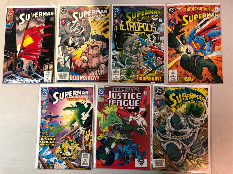 Superman (1992) Death Of, Funeral For A Friend, Reign Of The Supermen storyline