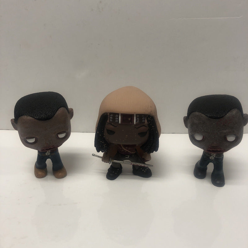 Funko Pop ! Vinyl : The Walking Dead - Michonne  & Her Pets • 3 Pack