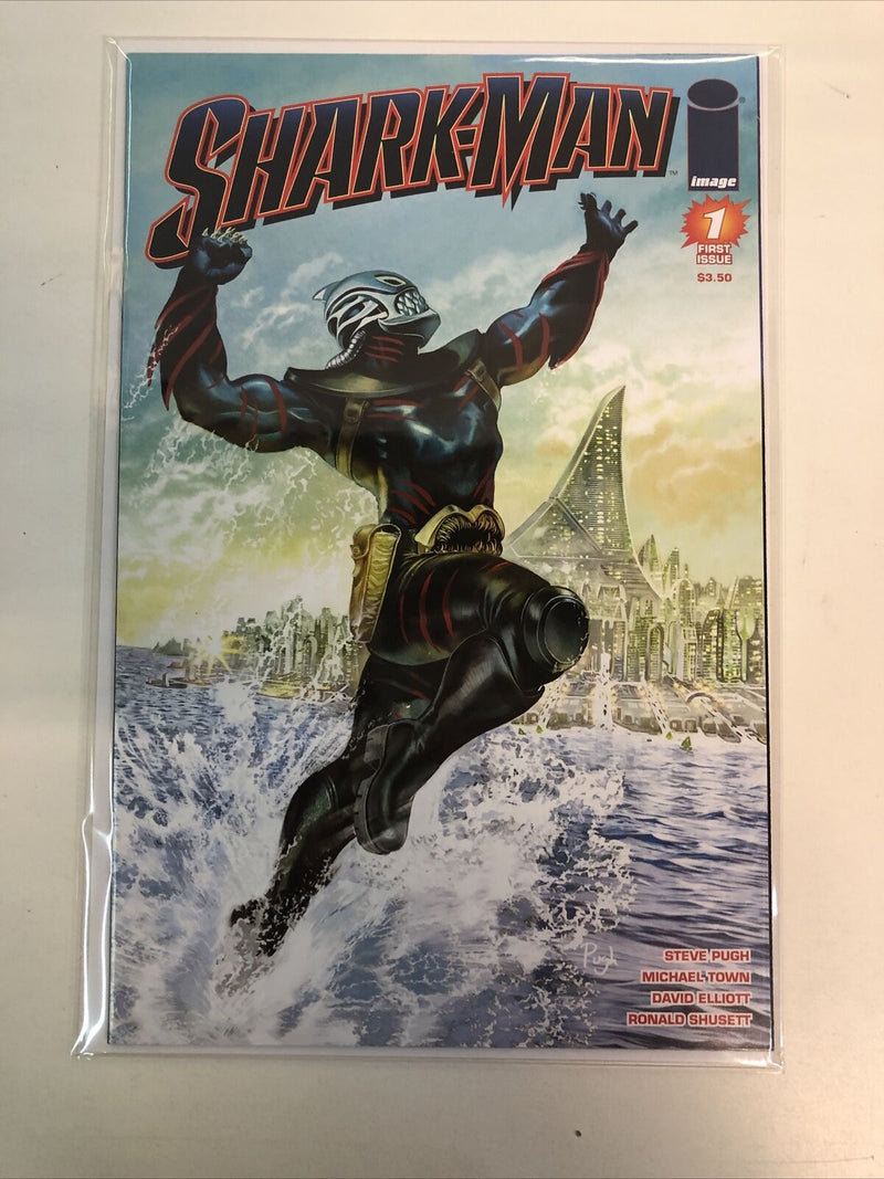 Shark-Man (2006) # 1-2 & (2008) # 1-2-3 (VF/NM) Image Comics•Thrill House Comics