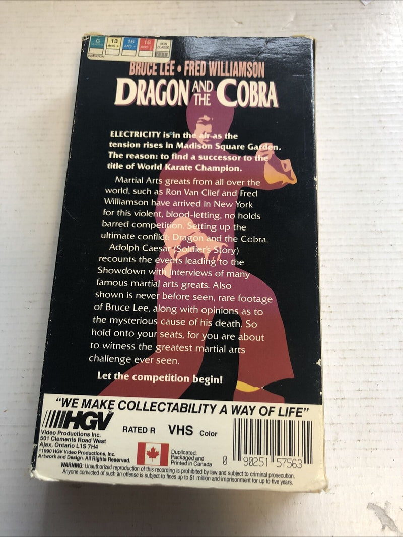 Dragon And The Cobra VHS