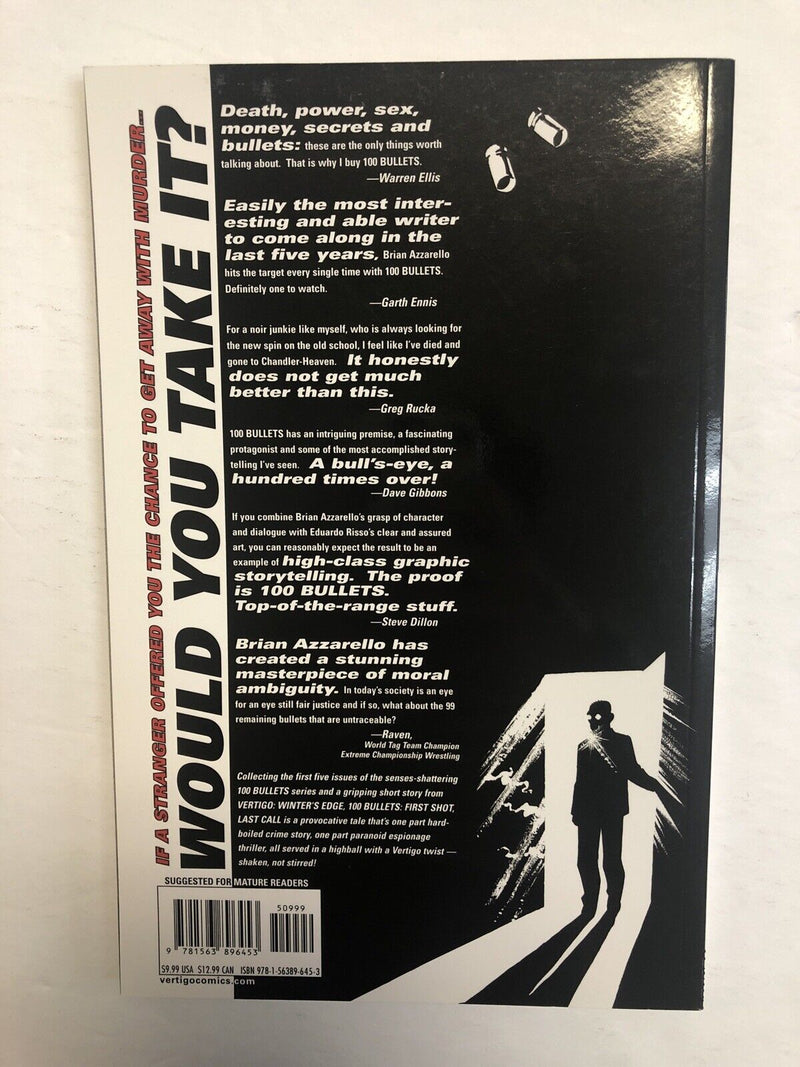 100 Bullets: First Shot, Last Call Softcover (2000) (NM) Brian Azzarello